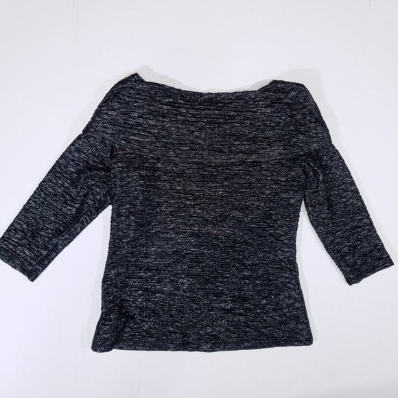 Frank Lyman 3/4-Sleeve Fancy & Cozy Shimmery Top - Picture 7 of 14